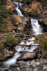 Tangle Creek Falls in Jasper National Park