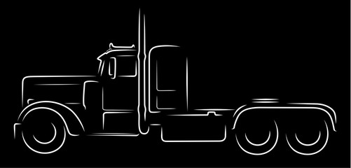 Free Free 250 Semi Truck Silhouette Svg SVG PNG EPS DXF File