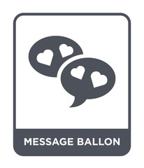 message ballon icon vector