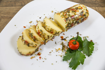 Provolone cheese, of Italian origin, very elaborated in the regions of Lombardy and Veneto.