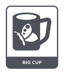 big cup icon vector