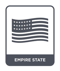 empire state icon vector