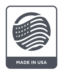 made in usa icon vector