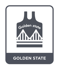 golden state icon vector