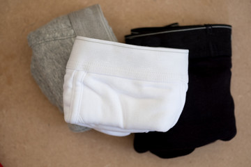 Fototapeta premium Group of male underwear (Three men underwear)