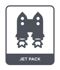 jet pack icon vector