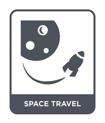 space travel icon vector