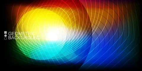 Geometric colorful  background