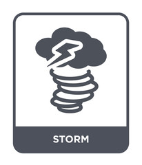 storm icon vector