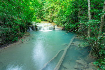 Erawan Waterfall in Kanchanaburi,Thailand