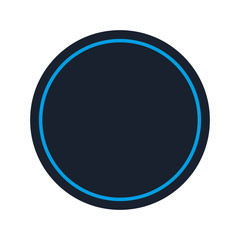 shield ornament on white background