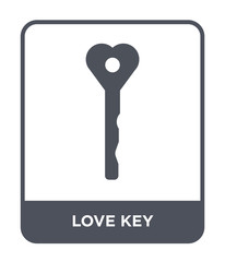 love key icon vector
