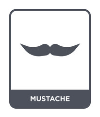 mustache icon vector