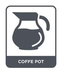 coffe pot icon vector