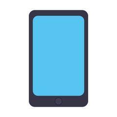 smartphone device on white background