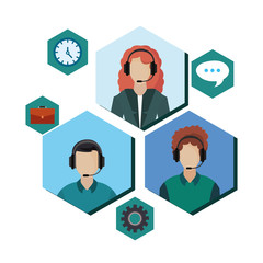 people call center service support