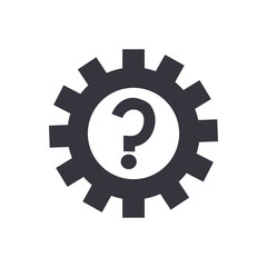 gear question sign helpline call center