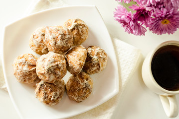 gingerbread cookies on the table for tea