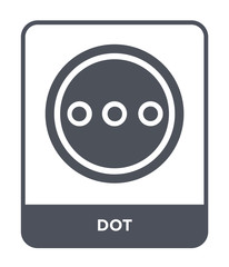 dot icon vector