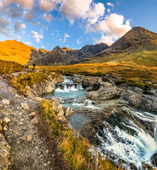 The Fairy Pools in autumn, Glen Brittle, Skye, Scotland