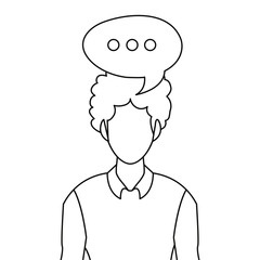 operator call center speech bubble