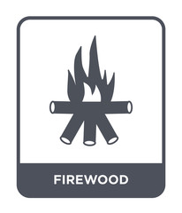 firewood icon vector
