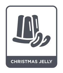 christmas jelly icon vector