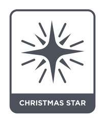 christmas star icon vector