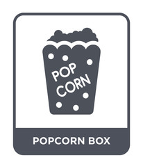 popcorn box icon vector