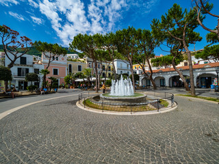 Casamicciola Terme, Piazza Marina, Ischia island, Naples, Gulf of Naples, Campania, Italy
