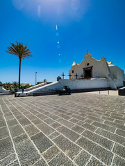 Italy, Campania, Gulf of Naples, Naples, Ischia, Forio, Chiesa del Soccorso church