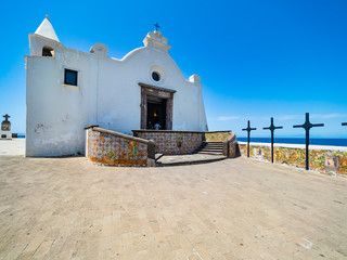 Italy, Campania, Gulf of Naples, Naples, Ischia, Forio, Chiesa del Soccorso church