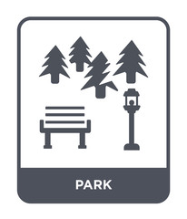 park icon vector