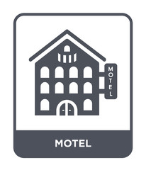 motel icon vector