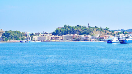 Naklejka na ściany i meble Corfu, Grecia, Europa