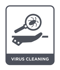 virus cleanin icon vector