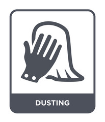 dusting icon vector