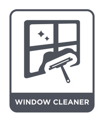 window cleaner icon vector