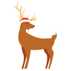 reindeer hat on white background