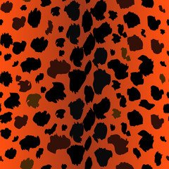 Red Leopard pattern, print, vector, illustration, seamless, wallpaper, background, texture, transparency eps10
