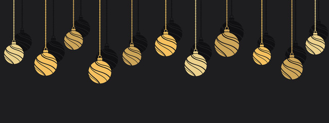 Hanging Christmas balls ornaments