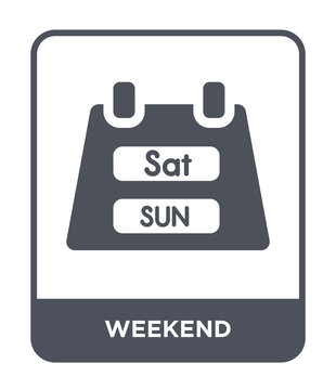 Weekend Icon Vector