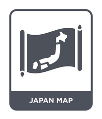 japan map icon vector