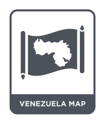 venezuela map icon vector