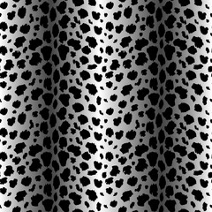 leopard pattern texture repeating seamless monochrome black and white. Fashion and stylish background eps 10