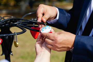 castle heart in hands