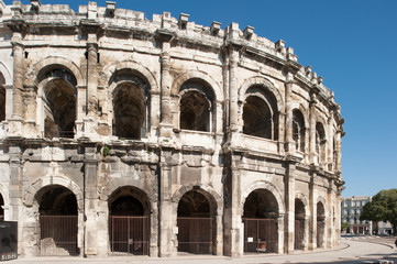 Obraz premium Arena in Nimes in Südfrankreich