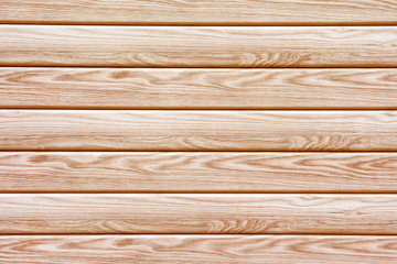 Fototapeta premium Horizontal brown wooden boards as texture, background (close up)