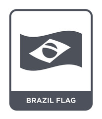 brazil flag icon vector