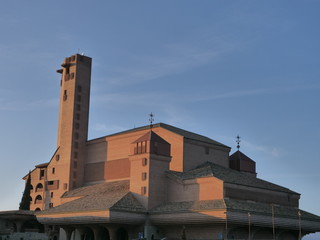 Fototapeta premium Torreciudad. Opus sanctuary in Huesca. Spain
